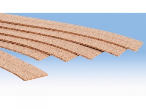 H0 TT H0m Gleisunterbau Kork- Platte 3mm, 15x 50cm, St.2x, etc................