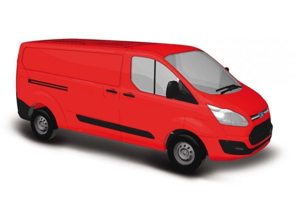 H0 D LKW Ford Transit Custom Kastenwagen, rot, etc...................................................................................