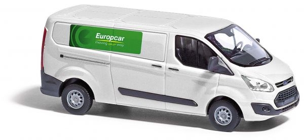 H0 D LKW Ford Transit Custom Kastenwagen, Autovermietung Europcar,  weiß, etc.....................