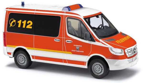 H0 D BRD MB Sprinter Kasten, kurz, Feuerwehr Dinslaken, etc.....................................................................................