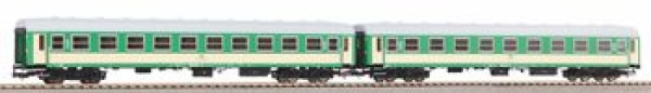 H0 PL PKP Personenwagen Set, St.2x, Typ 111A, 4A, Ep.V, L= 358mm, etc...................................