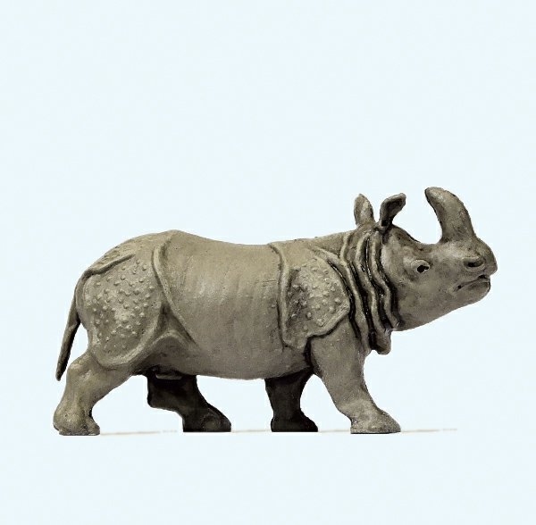 H0 Figur Indisches Panzernashorn etc.......................................................................................................................................................................................