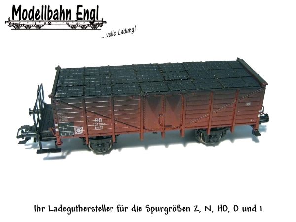 H0 Zubehör Brikettladung 4   87x 30mm