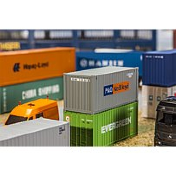 H0 Ausstattung BS Container P&O Nedloyd, 20´, Ep.V, 69,5x 28x 30mm, etc..................................................................................