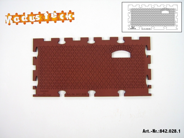 0 Gebäude Kreuz- Blockverband Element 1   120x 60