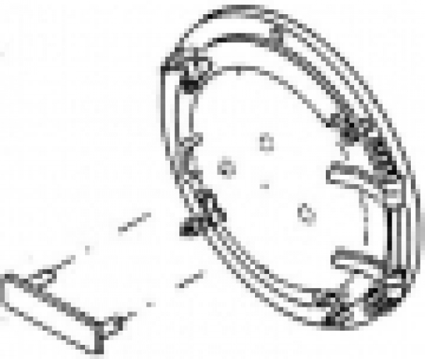 H0 Bahnausstattung D PRI BS MS Rauchkammertür,  1 C ,  17,5mm,   "  ELNA  "