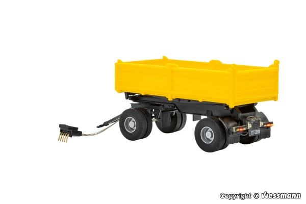 H0 CarMotion LKW Funktionsmodell, Hänger Kippanhänger 2A, gelb, etc.......................................................