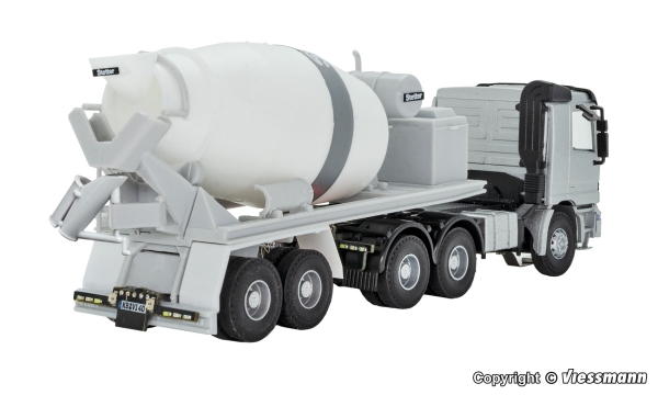 H0 CarMotion LKW Funktionsmodell MB Actros 2achsig, Betonmischhauflieger, L=8,5x 2,9x 4,2cm, etc.............................................