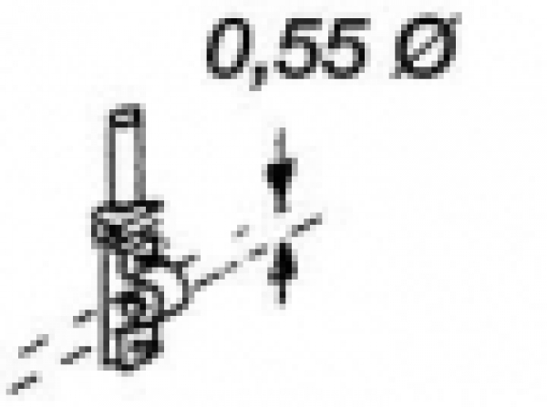 H0 Zurüstteil BS MS Rohrleitungshalter für Lokomotiven, Draht max. 0,55mm, St10x