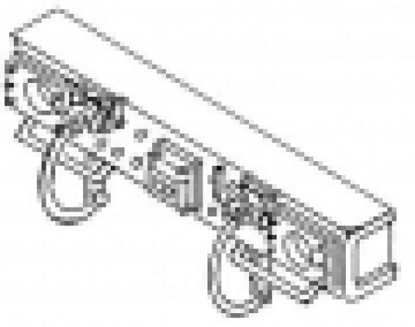 H0 Zurüstteil BS MS Pufferbohle, BR 81, hinten,