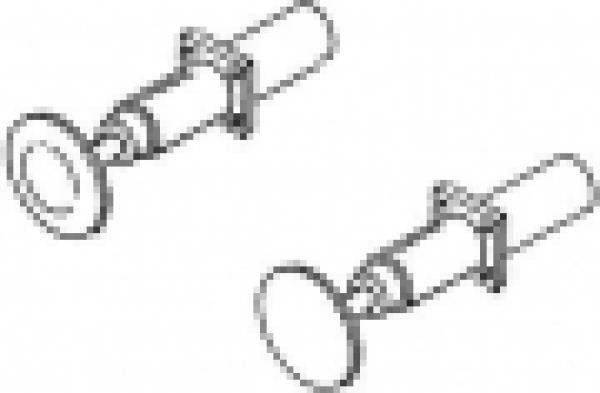 H0 Zurüstteile D BS Stangenpuffer für Länderbahnlokomotiven,  gefedert, 4,3mm,