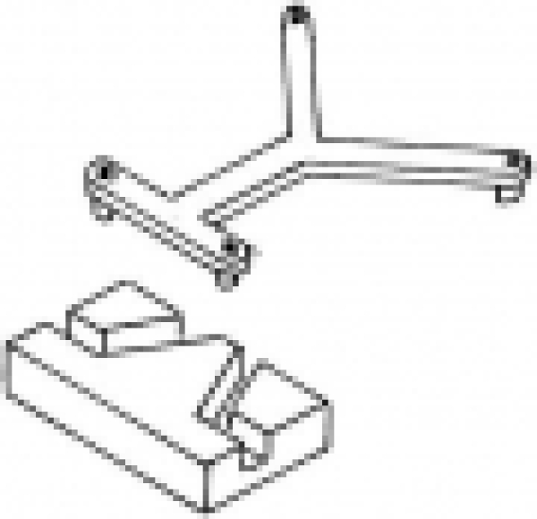 H0 Ersatzteil BS MS WM Kurzkupplungsbügel mit Kulisse, passend, für Tender Roco, BR 57