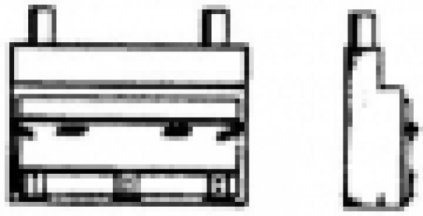 H0 Zurüstteil BS WM Batteriekasten klein für Personenwagen 2A