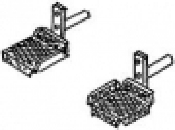 H0 Zurüstteile BS MS Tritte für Stirnseite von Güterwagen