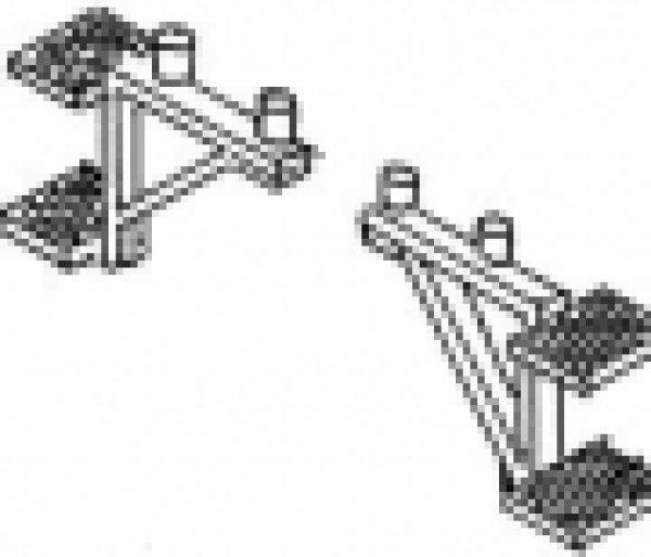 H0 Zurüstteil BS MS D DR Tritte für die Pufferbohle BR 03, reko