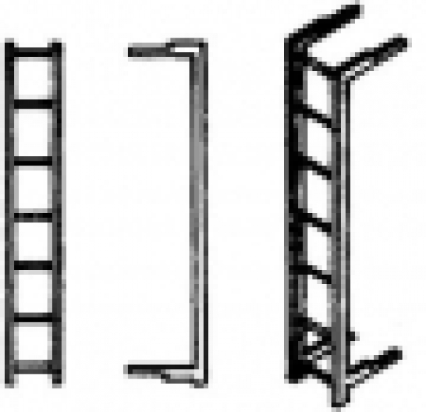 H0 Zurüstteil BS  MS Leitern Wagenstirnwand Reisezugwagen,  C4i35a