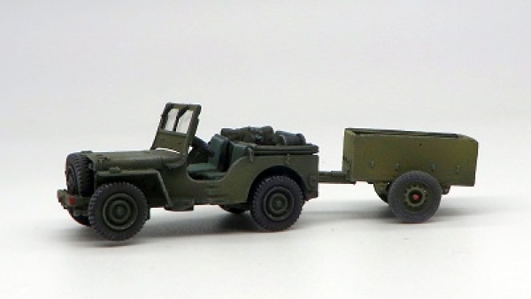 H0 mili GB LKW British Airborne Jeep, etc................................................................