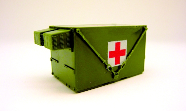 H0 mili Rettungsfahrzeuge S- 280 Shelter Red Cross, etc........................................................