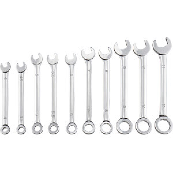 Werkzeug Mini- Ringmaulschlüssel Set, St.10x,  Größe 4,0. 4,5. 5,0. 5,5. 6,0. 7,0. 8,0. 9,0. 10,0. 11,0., etc................................................................