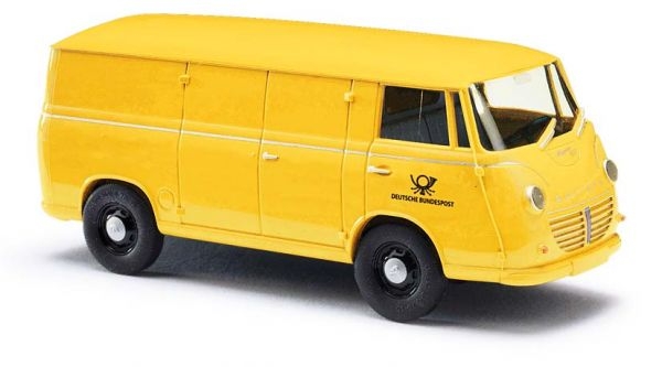 H0 D Borgward Bus 3K, Goliath Express 1100, Kasten, gelb, Deutsche Post, etc..................