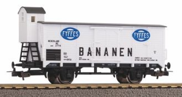 H0 NL NS Kühlwagen mit Bremserhaus, Fyffes, weiß, 2A, Ep.III, etc........................................................