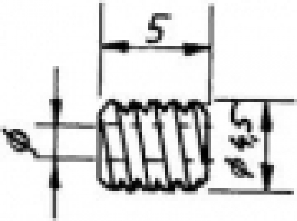 Ersatzteil Schnecke, MS, Bohr.1,48mm, Länge 5,0mm,