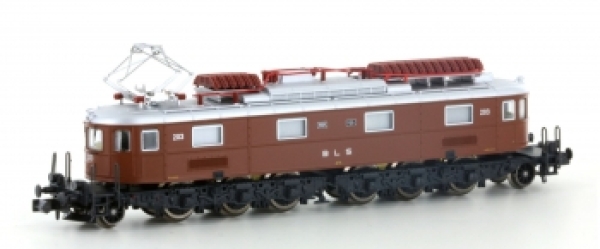 N Ch BLS Elektrolokomotive 203, Ae 6/ 8,  kurzes Fh, 8A, Ep.IV, braun, etc.....................