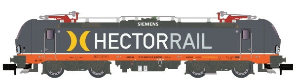 N S PRI Elektrolokomotive Serie 243 124, 4A, Ep.VI, " HECTORRAIL ", Lichtwechsel, etc....................................................