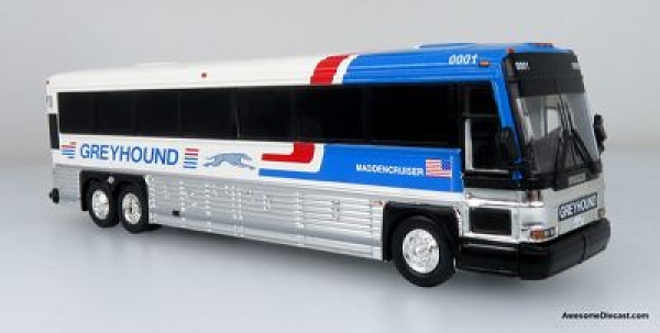 H0 LKW Reisebus MCI D4000 Greyhound Maddencruiser, 3A, etc...................................................................