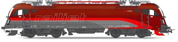 H0 A ÖBB Elektrolokomotive Rh 1216, Taurus , Raijet, 4A, Ep.VI, Sound, etc...................