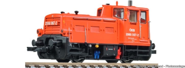 H0 A ÖBB Diesellokomotive Rh2060, Nr.2060.067 2, 2A,  Ep.IV, L=76mm, R 360mm, blutorange, etc...............