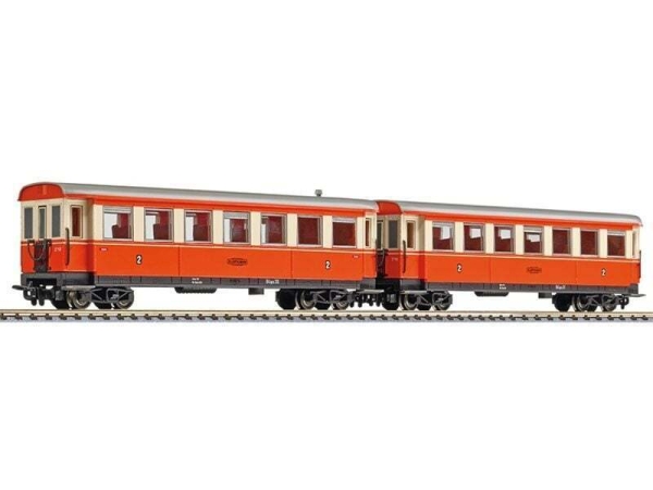 H0e A ÖBB Personenzug Set, 2x, 4A, Ep.IV, L=139mm,  R= 192mm, etc.....................