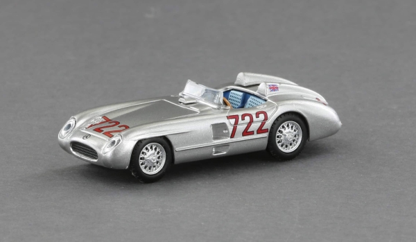 H0 PKW MB 300SLR Roadster, silber, 2K- Stützen, L= 49mm, etc.............................................................