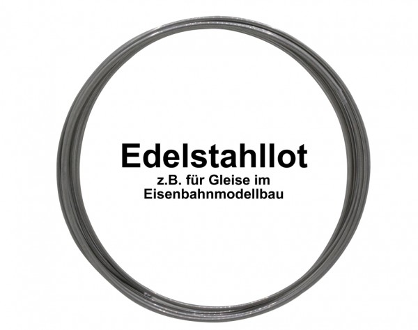 Werkzeug Lot Edelstahllot bleifrei 1mm, 221°C, 280- 350°C, 1m, D= 1mm, etc................................................................