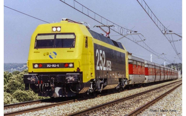 N E RENFE Elektrolokomotive 252, L= 122mm, 4A, Ep.V, dig.,   gelb/ schwarz, , etc....................